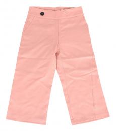 Girls Pink Virgin Wool Pants