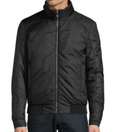 Versace Collection Black Short Down Padded Jacket