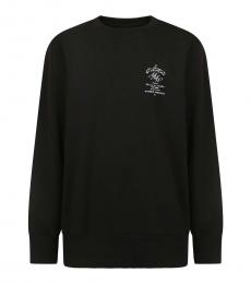 Black Graphic Logo Sweatshirt