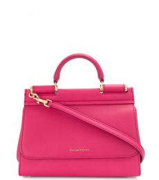 Dolce & Gabbana Fuchsia Miss Sicily Small Satchel