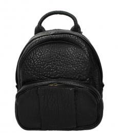 Alexander Wang Black Textured Medium Backpack