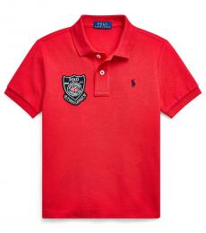 Ralph Lauren Little Boys Red Lunar New Year Polo