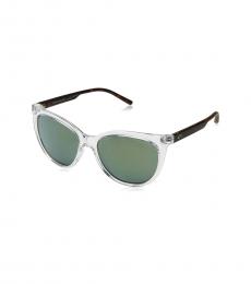 Armani Exchange Transparent Crystal Anti-Reflective Sunglasses