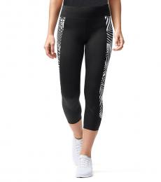 Tommy Bahama Black Reversible Cropped Leggings