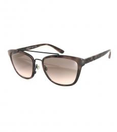 Brown-Pink Gradient Sunglasses