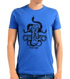 Blue Graphic Crewneck T-Shirt
