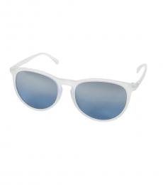 Crystal Matte Square Sunglasses