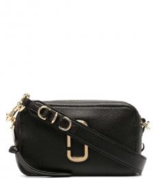 Marc Jacobs Black The Softshot 21 Small Crossbody Bag