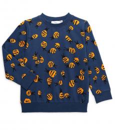 Stella McCartney Little Boys Light Blue Biz Printed Sweatshirt