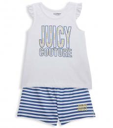 Juicy Couture 2 Piece Top/Shorts Set (Little Girls)