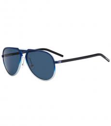 Christian Dior Blue Aviator Sunglasses