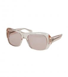 Celine Light Pink Rectangular Sunglasses