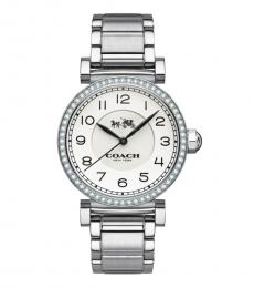 Coach Silver Madison White Dial Watch