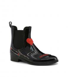 Love Moschino Black Iconic Ankle Boots