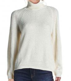 Michael Kors White Turtleneck Sweater
