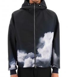 Alexander McQueen Black Storm Sky Windbreaker Jacket