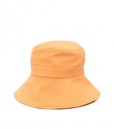 Jacquemus Orange Logo Bucket Hat