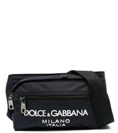 Dolce & Gabbana Navy Blue Nylon beltpack Large Crossbody Bag