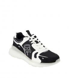 Karl Lagerfeld Black Athletic Low Top Sneakers