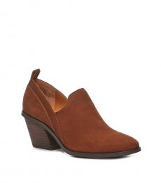 Lucky Brand Brown Slip On Boots