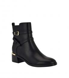 Calvin Klein Black Almond Toe Boots
