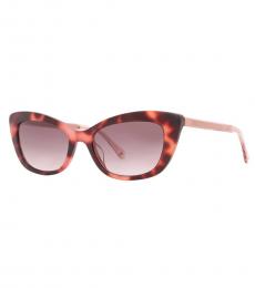 Kate Spade Dark Brown Gradient Cat Eye Sunglasses