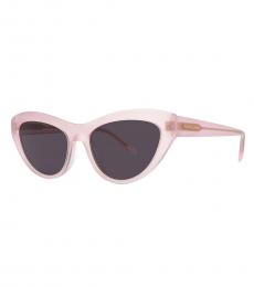 Ferragamo Light Pink Cat Eye Sunglasses