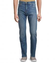 7 For All Mankind Blue Adrien Slim Fit Jeans