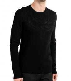 Versace Collection Black Crewneck Sweater