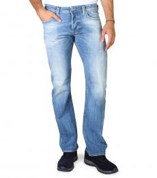 Diesel  Blue Straight Fit Larkee Jeans