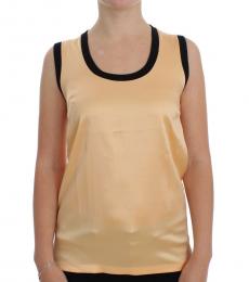 Golden Silk Sleeveless Top