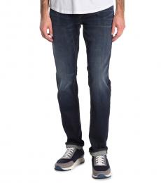 True Religion Dark Blue Rocco Relaxed Skinny Jeans