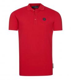 Red Logo Patch Polo