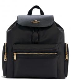 Black Baby Large Backpack