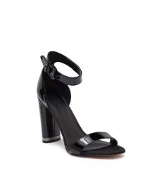 Karl Lagerfeld Black Ceris Ankle Strap Heels