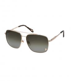 Just Cavalli Golden Brown Navigator Sunglasses