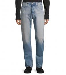 AG Adriano Goldschmied Years Distressed Straight Jeans