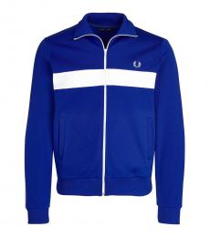 Fred Perry Royal Blue Colorblock Logo Jacket