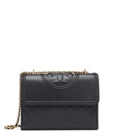 Tory Burch Black Convertible Medium Shoulder Bag