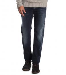 True Religion Navy Blue Ricky Super T Straight Jeans