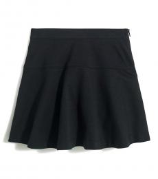 Girls Black Uniform Ponte Skirt