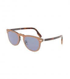 Blue Brown Sqaure Sunglasses