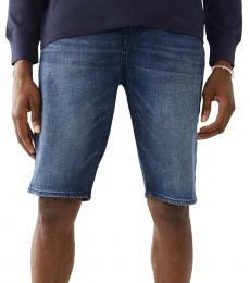 True Religion Navy Blue Rocco Skinny Fit Shorts