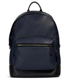 Midnight Navy West Large Backpack