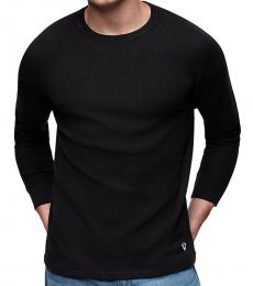 Black Long Sleeve Horseshoe T-Shirt