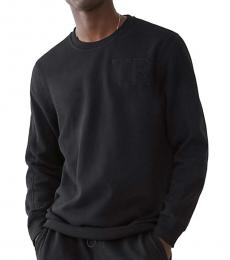 True Religion Black Crewneck Sweatshirt