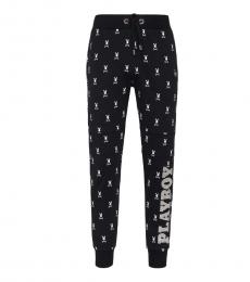 Black Crystals Jogging Trousers