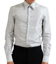Versace Collection Grey Printed Trend Shirt