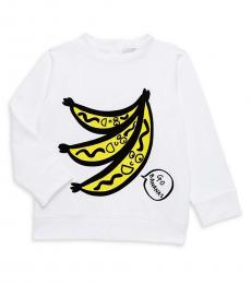 Stella McCartney Baby Girls White Graphic Sweatshirt