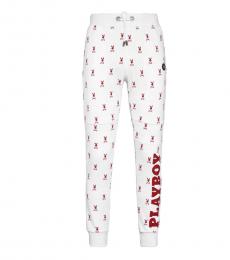 White Crystals Jogging Trousers